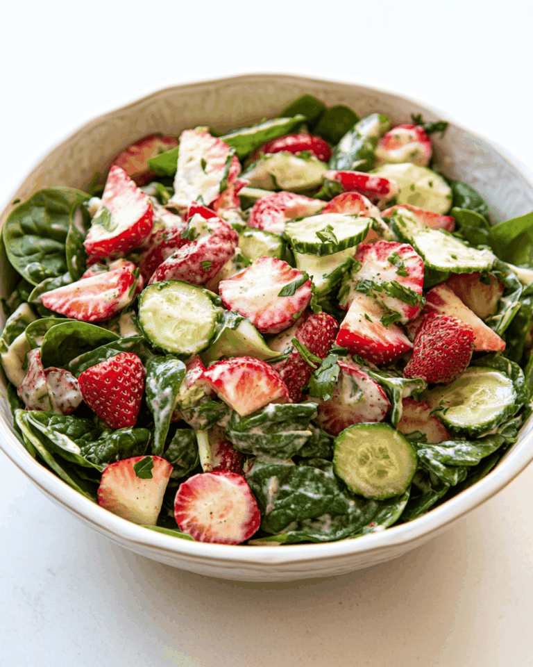 Easy Strawberry Spinach Salad