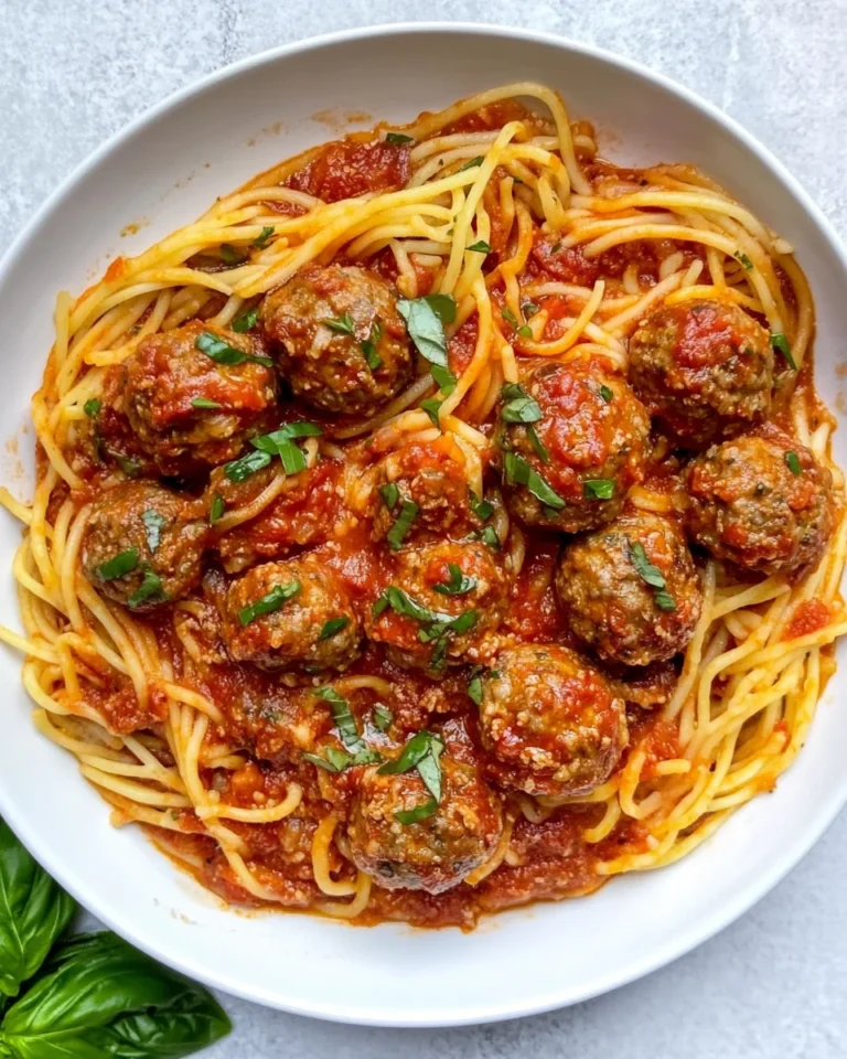 Classic Homemade Meatball Marinara