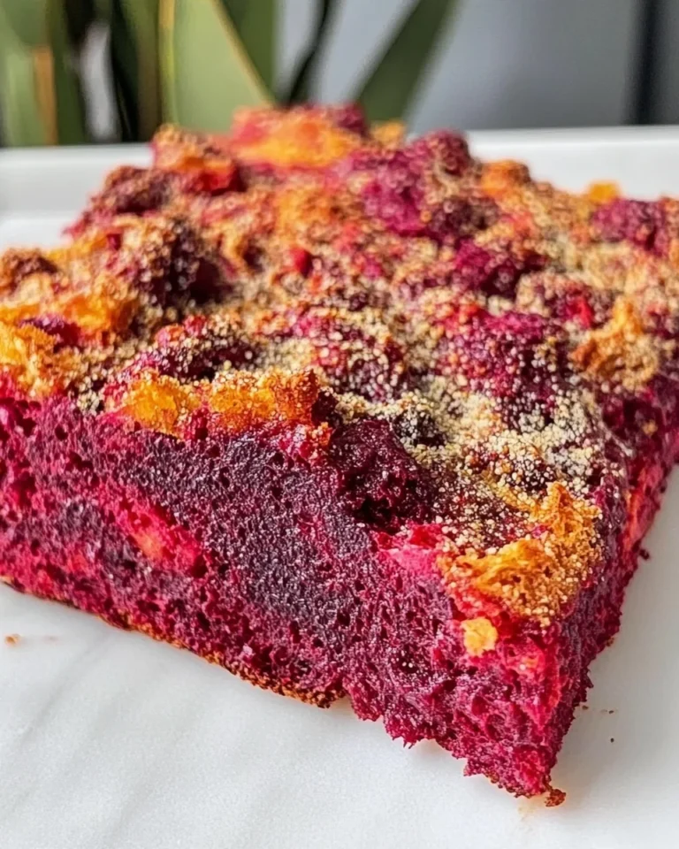 Homemade Beetroot Focaccia With Fresh Flavors