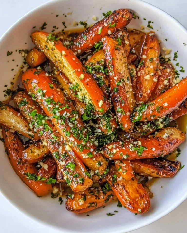 Savory Sticky Chilli Oil Roasted Carrots