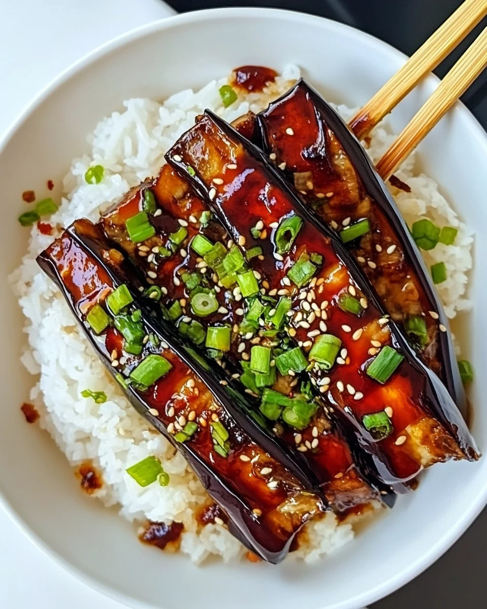 Simple Teriyaki Aubergine With Fresh Flavors - additional image