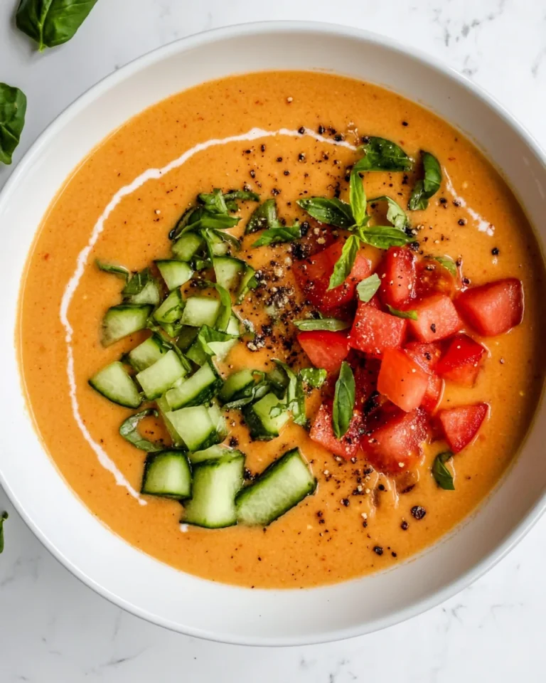 Fresh Tomato and Watermelon Gazpacho Recipe
